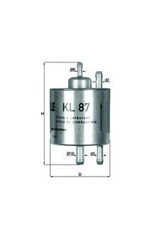 Fuel filter KL 87