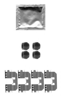 Accessory Kit, disc brake pads 82505000