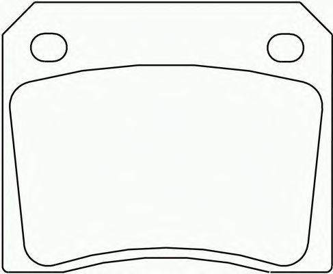 Комплект тормозных колодок, дисковый тормоз P 36 002