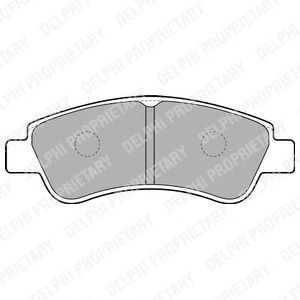 Brake Pad Set, disc brake LP1727