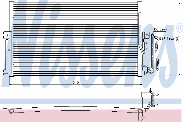 Condensador, ar condicionado 94234