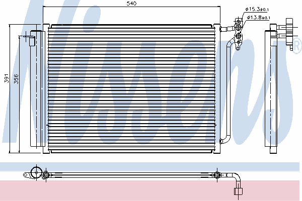 Condensator, airconditioning 94605