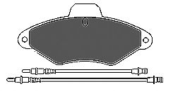 Комплект тормозных колодок, дисковый тормоз 6373