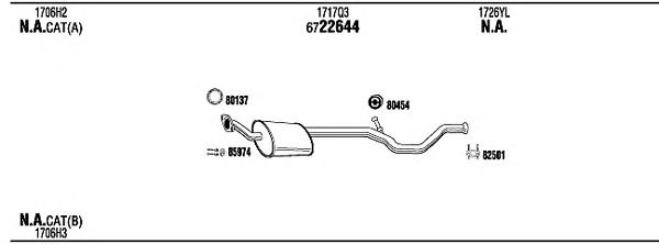 Exhaust System PEH27593