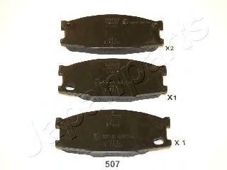Brake Pad Set, disc brake PA-507AF