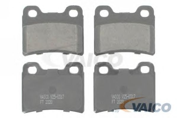 Brake Pad Set, disc brake V25-0317