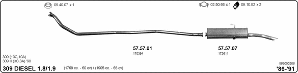 Exhaust System 563000206