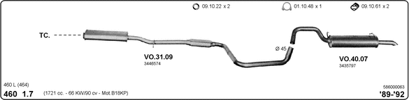 Exhaust System 586000063