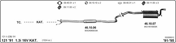 Exhaust System 552000012