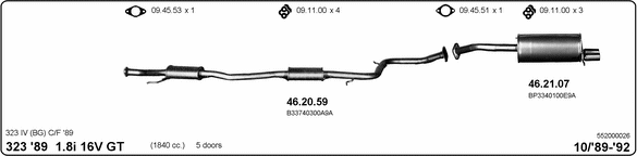 Exhaust System 552000026