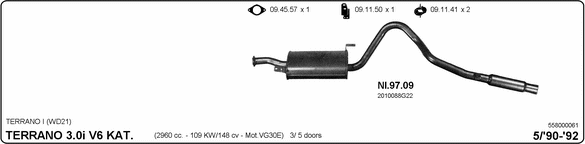 Exhaust System 558000061