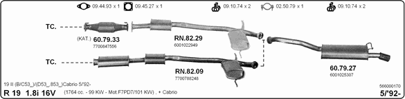 Exhaust System 566000170