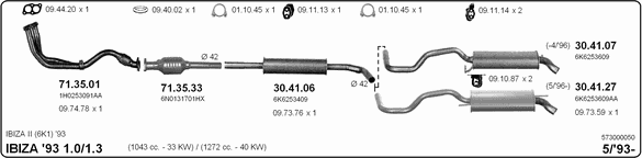Exhaust System 573000050