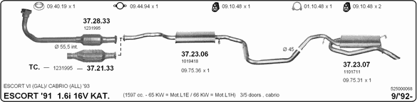 Exhaust System 525000068