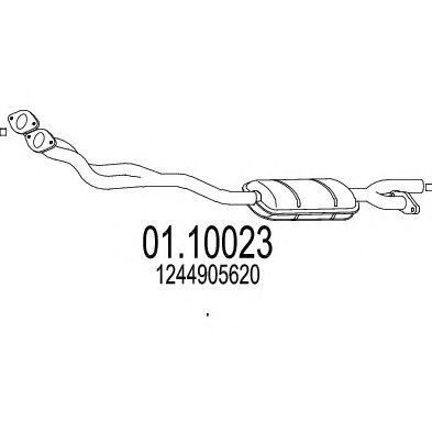 Exhaust Pipe 01.10023