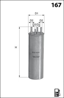 Fuel filter ELE6125
