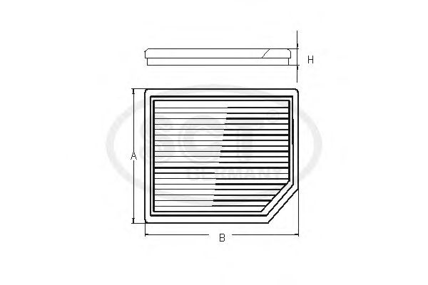 Filter, interior air SA 1158