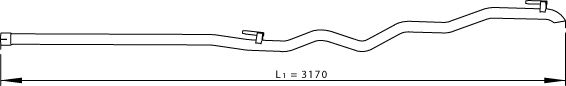 Exhaust Pipe 74612