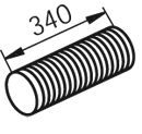 Flexible Pipe, exhaust system 81651