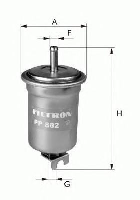 Fuel filter PP876/3