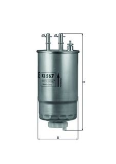 Fuel filter KL 567