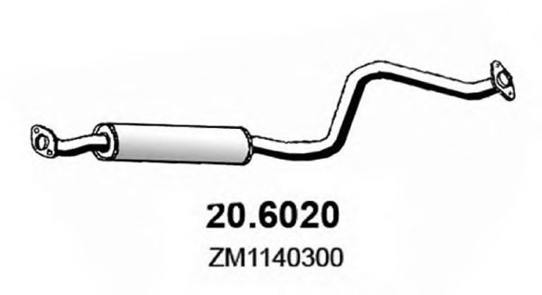 Middle Silencer 20.6020