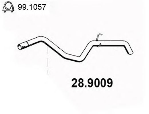 Exhaust Pipe 28.9009