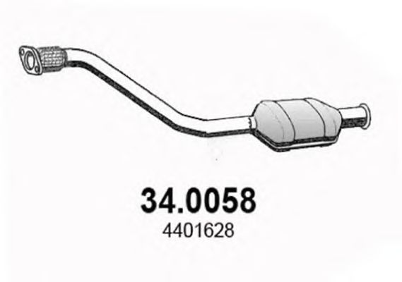 Catalytic Converter 34.0058