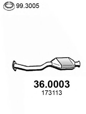 Catalytic Converter 36.0003