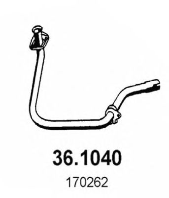Exhaust Pipe 36.1040