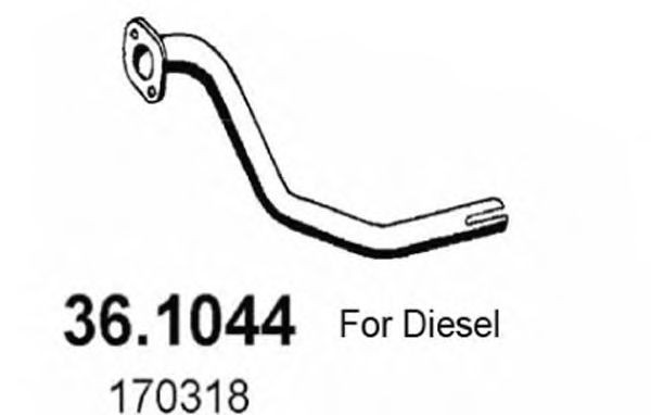 Exhaust Pipe 36.1044