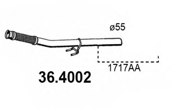 Exhaust Pipe 36.4002