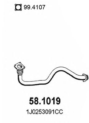 Exhaust Pipe 58.1019