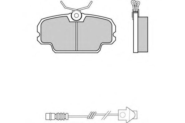 Kit de plaquettes de frein, frein à disque 12-0226