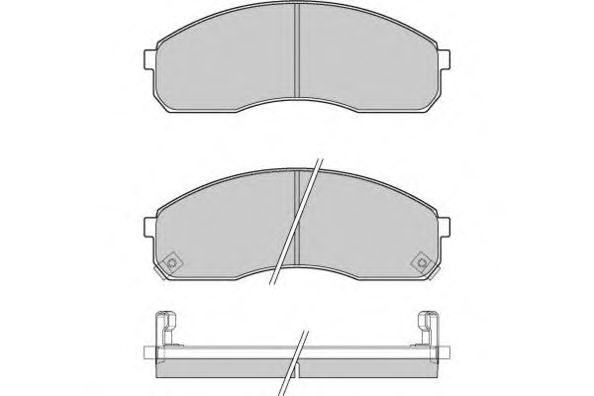 Brake Pad Set, disc brake 12-1039