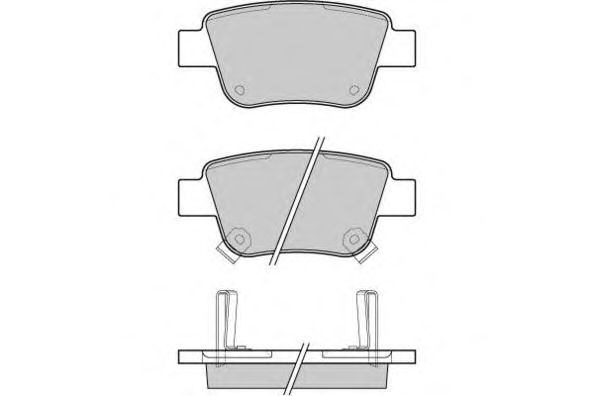 Brake Pad Set, disc brake 12-1112
