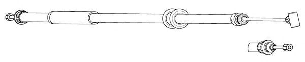 Cable, parking brake CT02189
