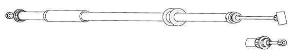 Cable, parking brake CT02194