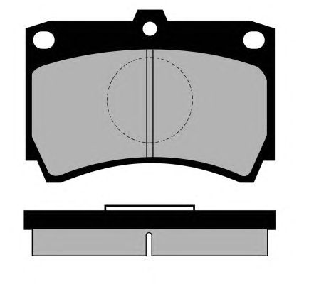 Brake Pad Set, disc brake PA469
