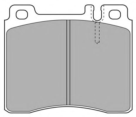 Brake Pad Set, disc brake FBP-1097