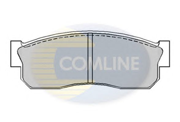 Kit de plaquettes de frein, frein à disque CBP0207