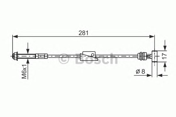 Cable, parking brake 1 987 477 522