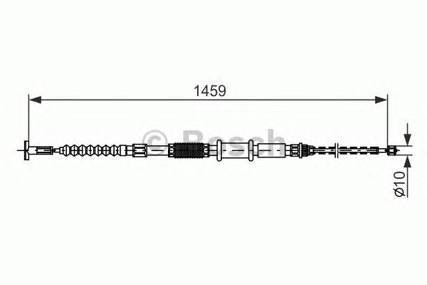 Cable, parking brake 1 987 482 180