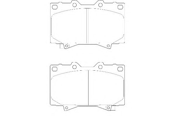 Brake Pad Set, disc brake WBP23524A