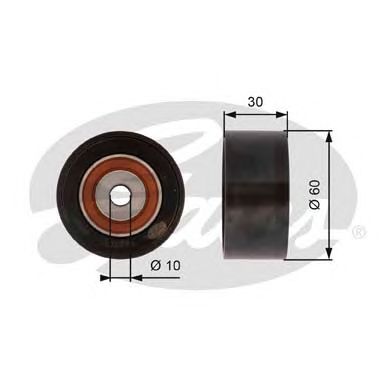 Deflection/Guide Pulley, timing belt T42162