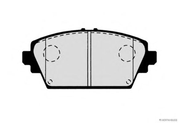 Brake Pad Set, disc brake J3601072