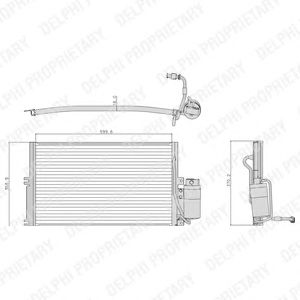 Condenser, air conditioning TSP0225107