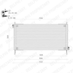 Condenser, air conditioning TSP0225109
