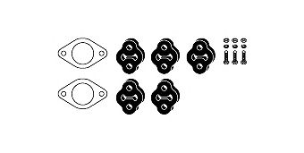 Mounting Kit, exhaust system 82 44 7553