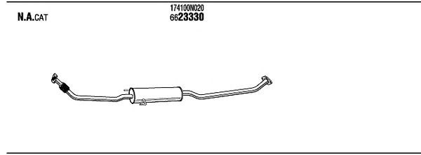 Exhaust System TOH18734